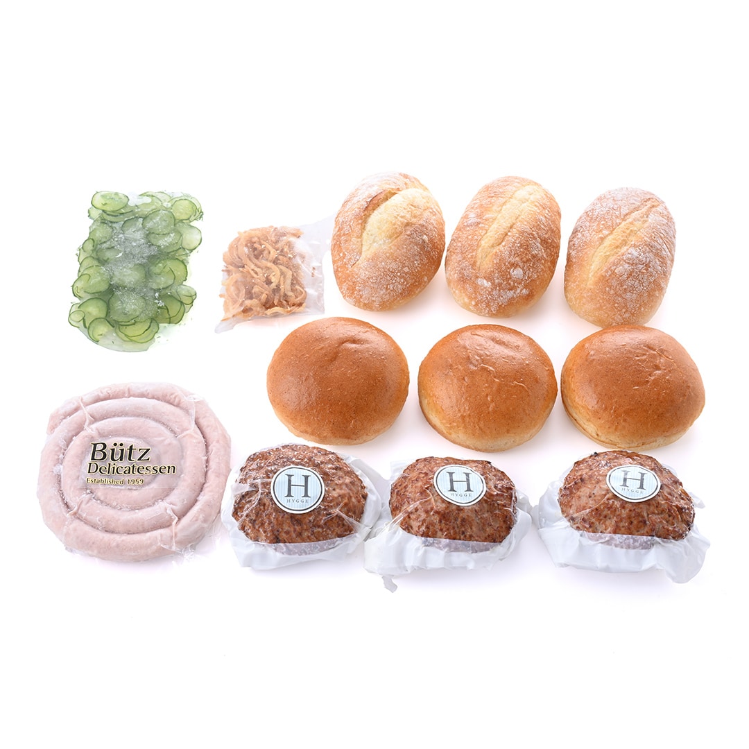【お届けは7/1~/送料込】夏のホットドック&ハンバーガ―セット *