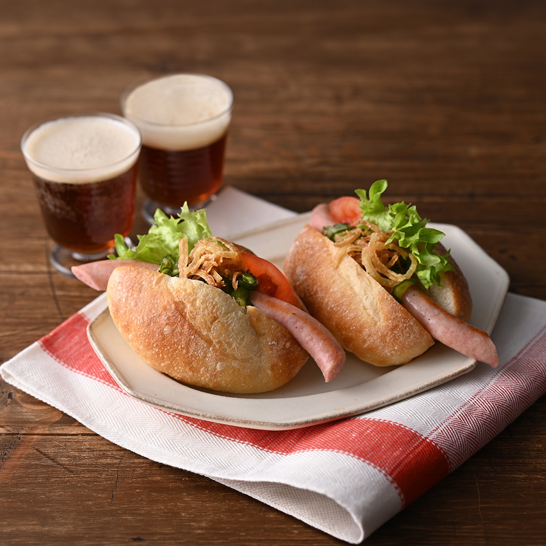 【お届けは7/1~/送料込】夏のホットドック&ハンバーガ―セット *