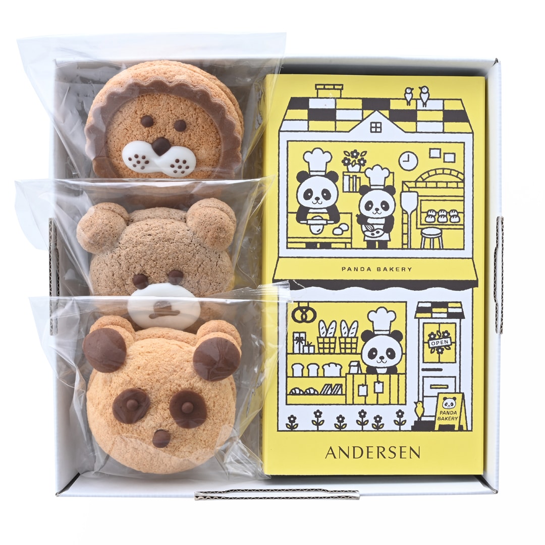 アニマルブッセ＆パン屋さんのパンダクッキー