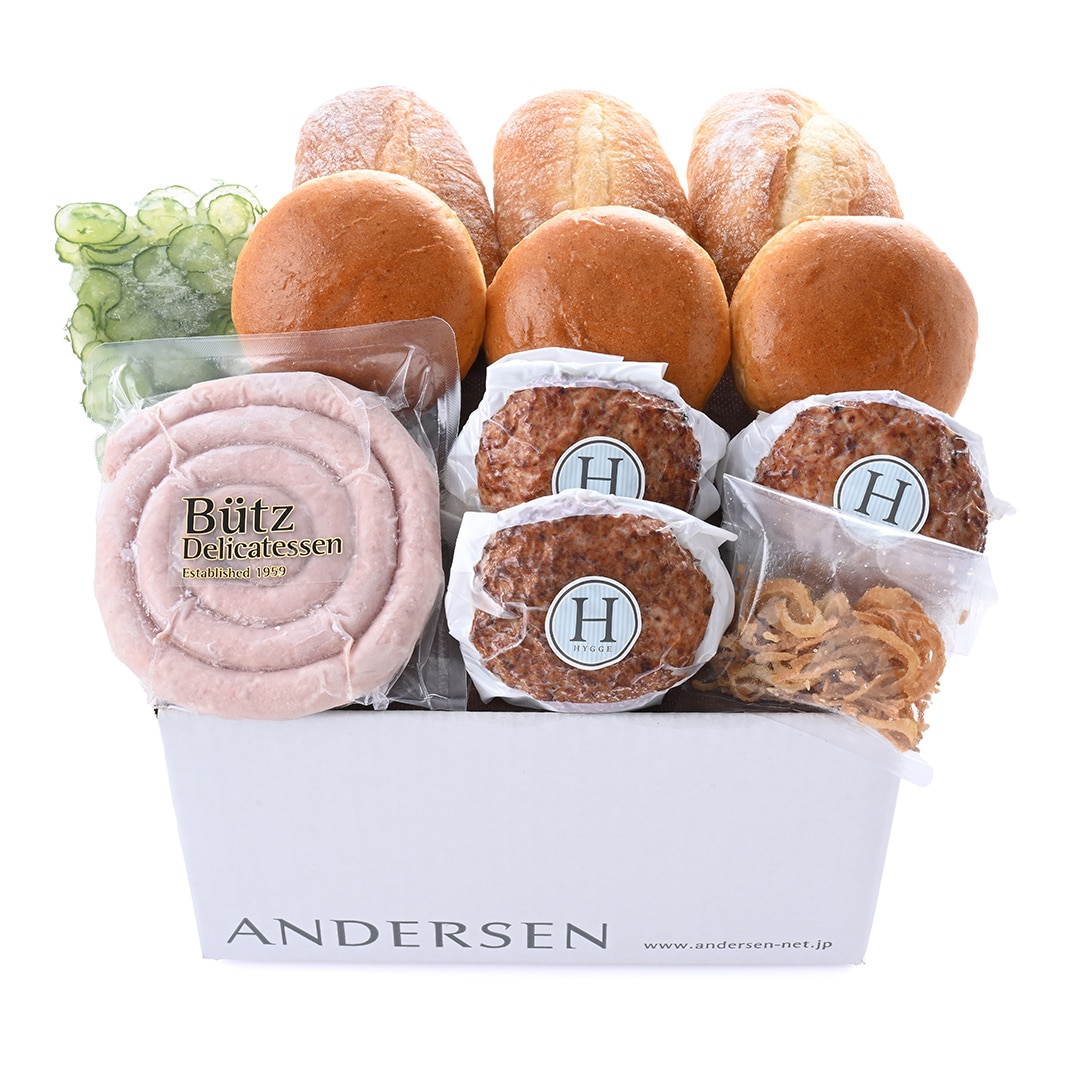 【お届けは7/1~/送料込】夏のホットドック&ハンバーガ―セット *