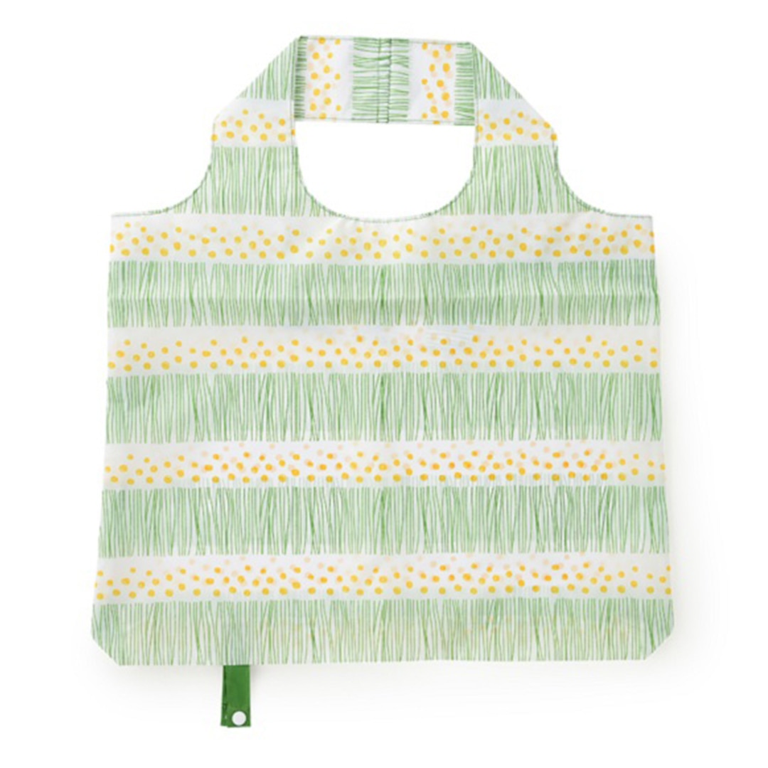マーガレット畑のエコバッグ（緑）