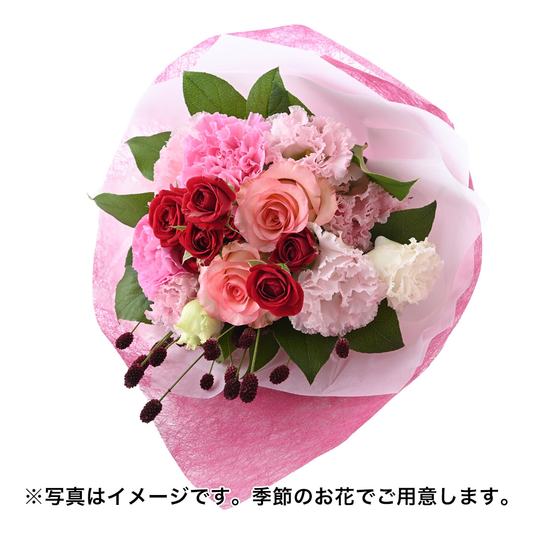 フラワーブケー（赤・ピンク系）