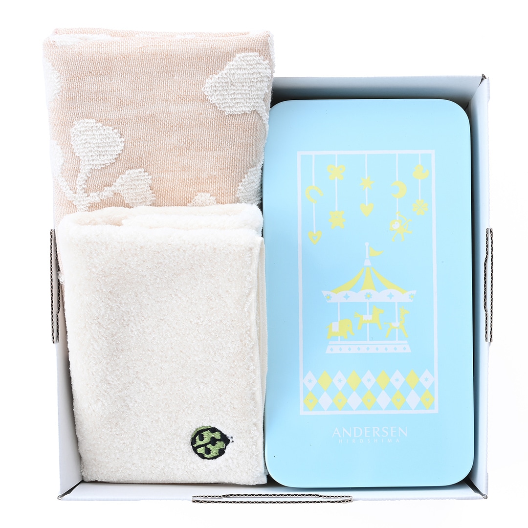 パーソナルクッキー（おなまえクッキー）＆オーガニックコットン／名入れクッキー缶