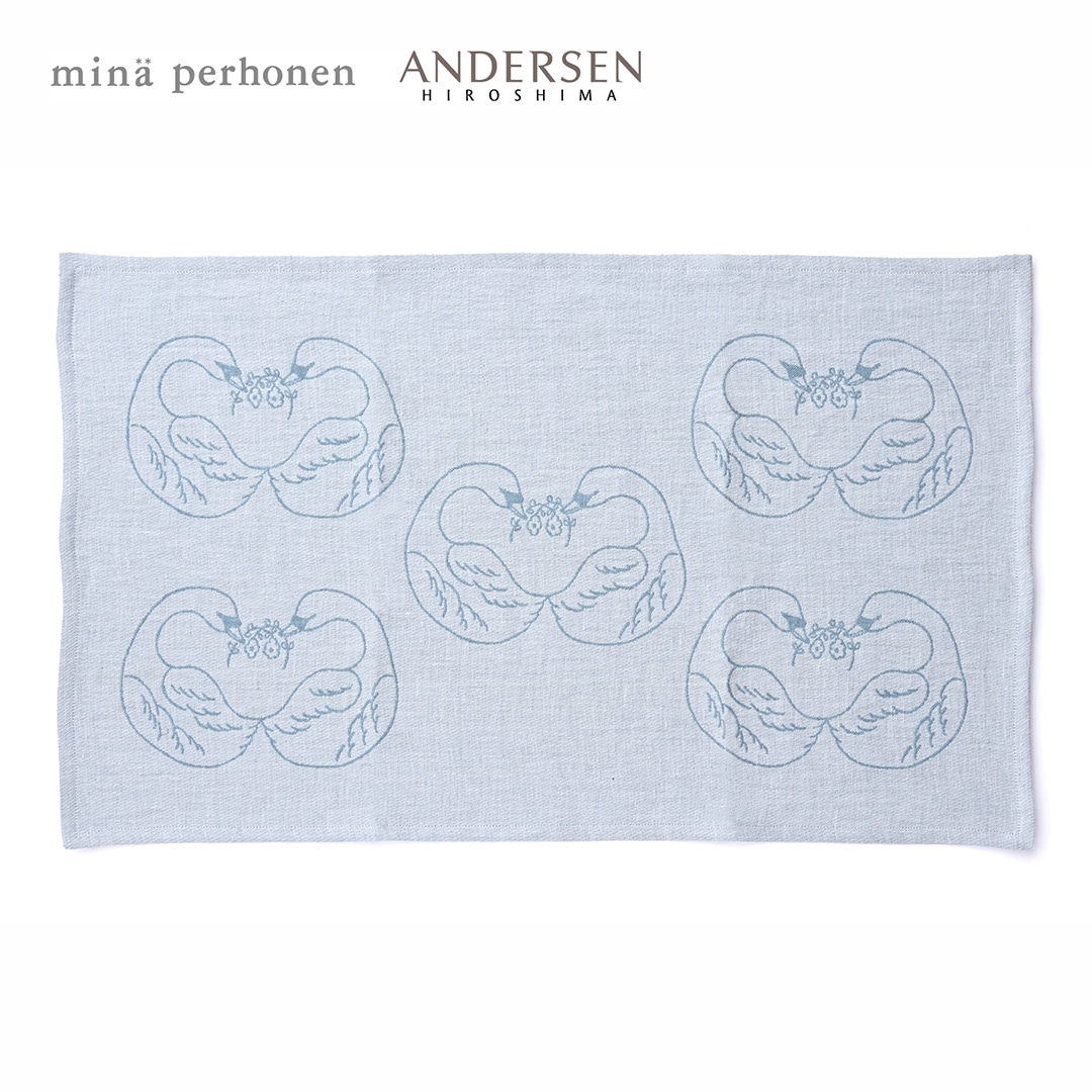 【5/1 AM10時発売予定】＜ミナ ペルホネン＞＜広島アンデルセン＞マルチリネンクロス “To svaner”