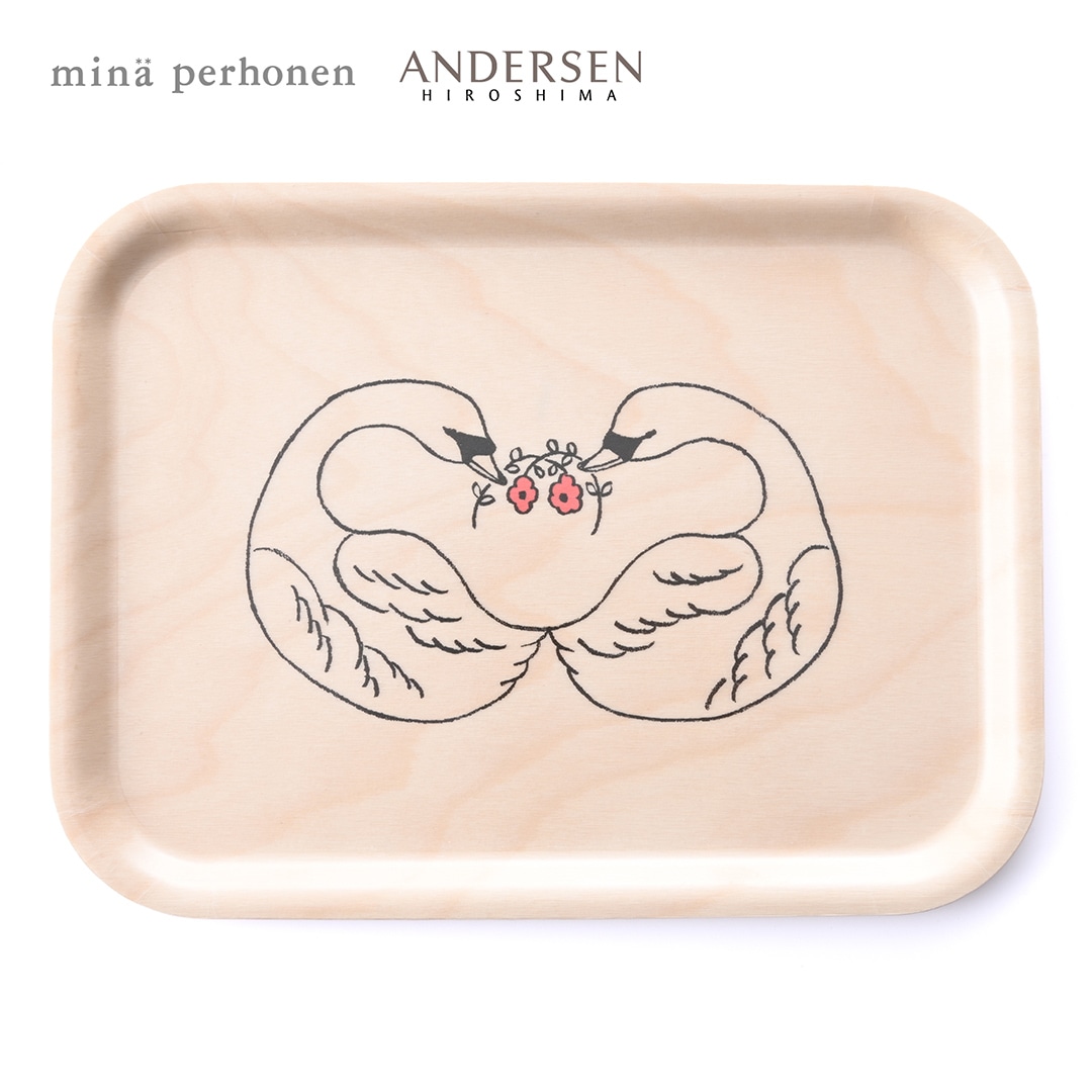 【5/1 AM10時発売予定】＜ミナ ペルホネン＞＜広島アンデルセン＞トレイ “To svaner”