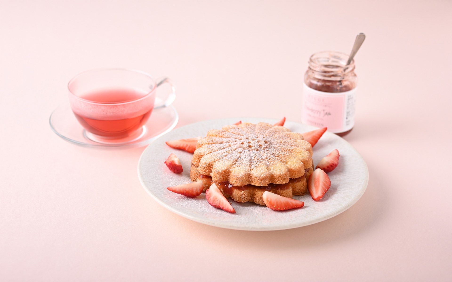 マーガレットケーキのヴィクトリアン風