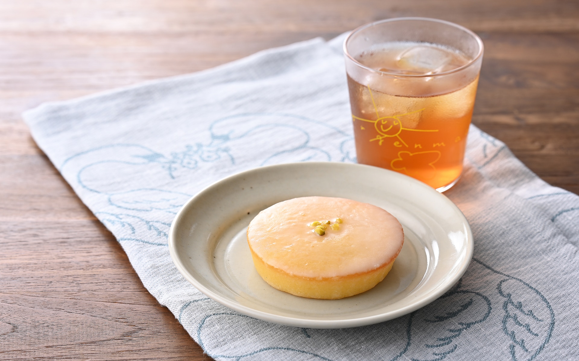 シトロンケーキ×アールグレイのアイスティー
