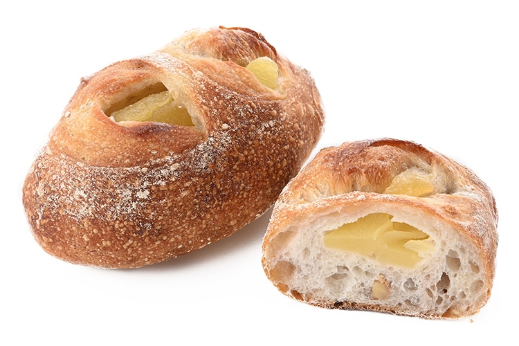 国産小麦のロールパン（芸北りんご）のイメージ