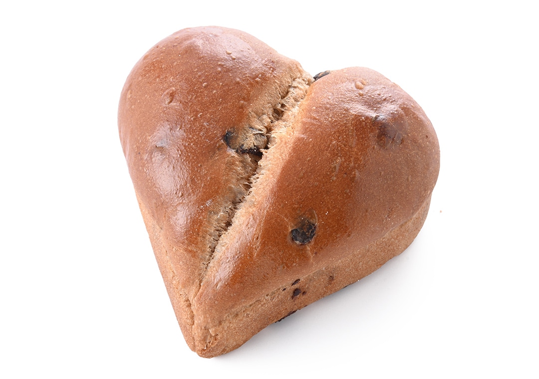 ハートのブリオッシュ（チョコ）
