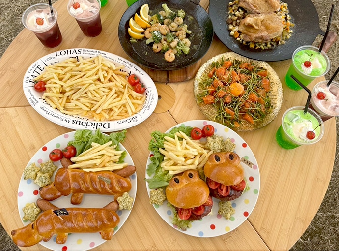 キッズパーティを使ったバーベキュー
