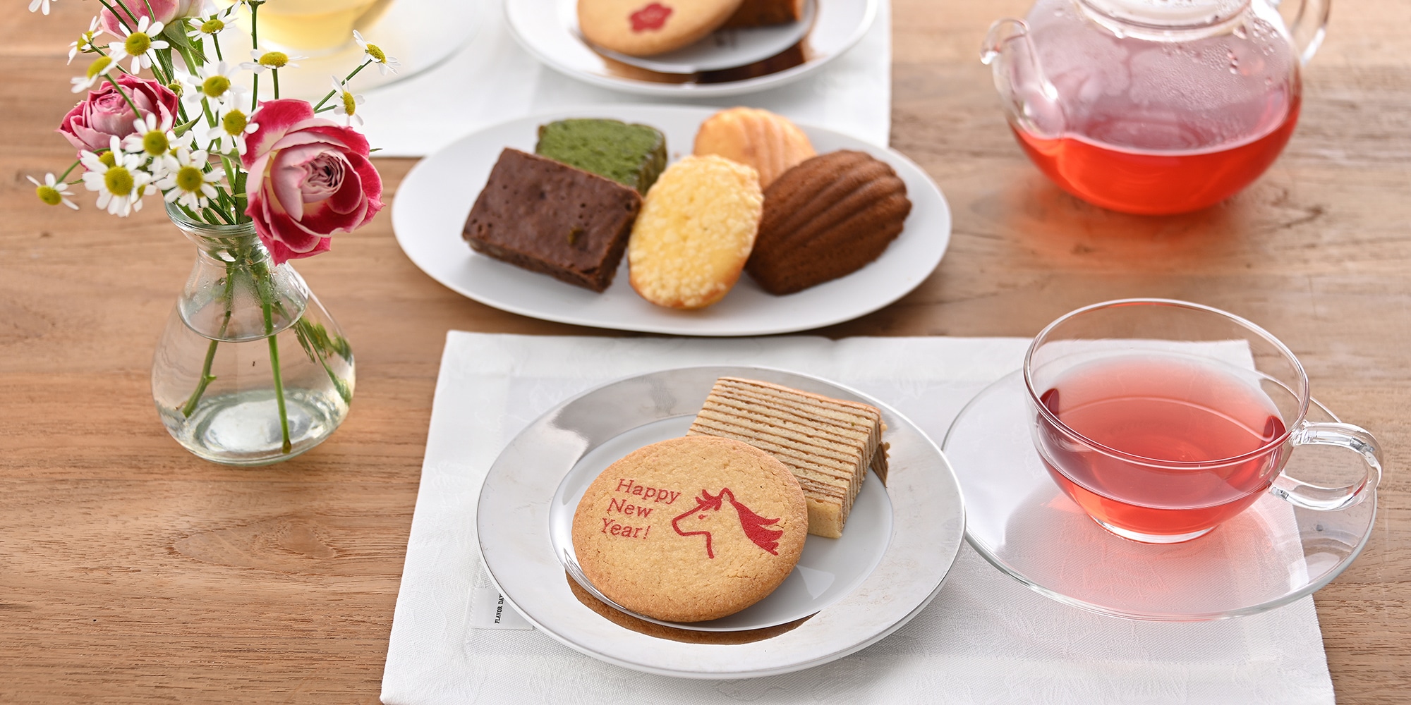 新春のスイーツセットイメージ画像