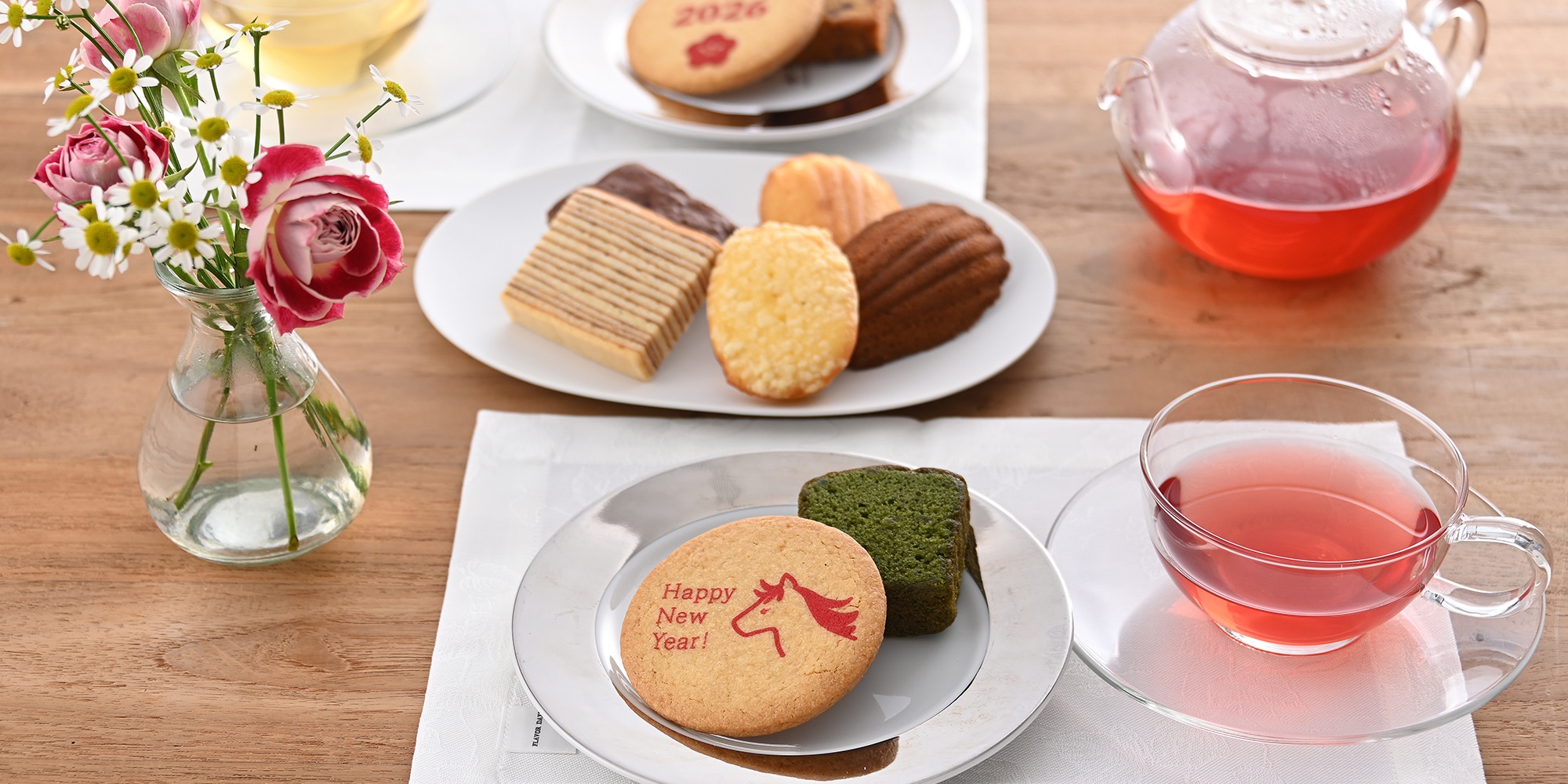 新春のスイーツセットイメージ画像