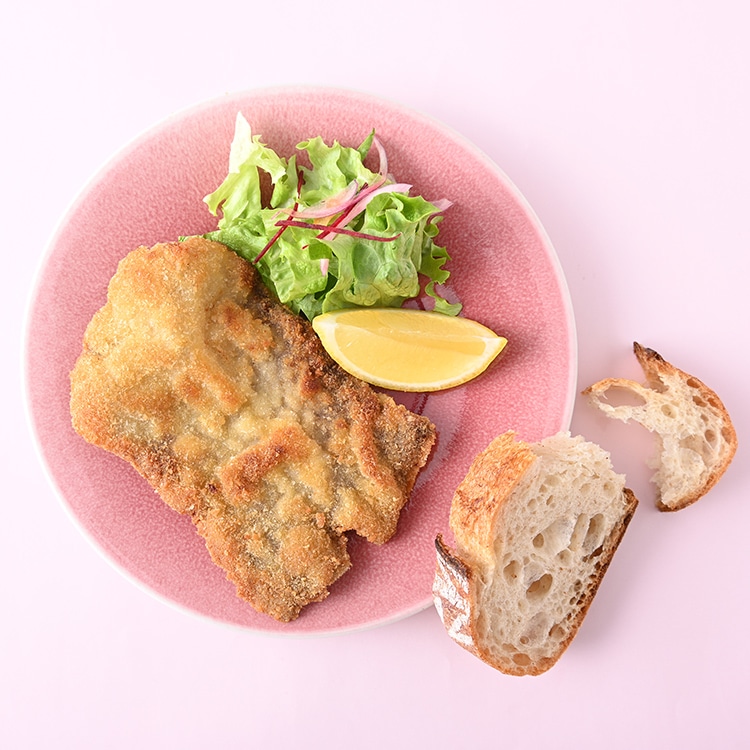 22mmのスライスのthe Breadのメインディッシュと合わせたイメージ