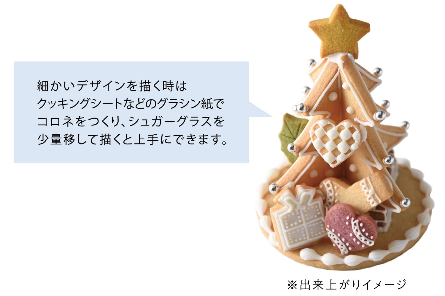 手づくりツリーキットの完成イメージ