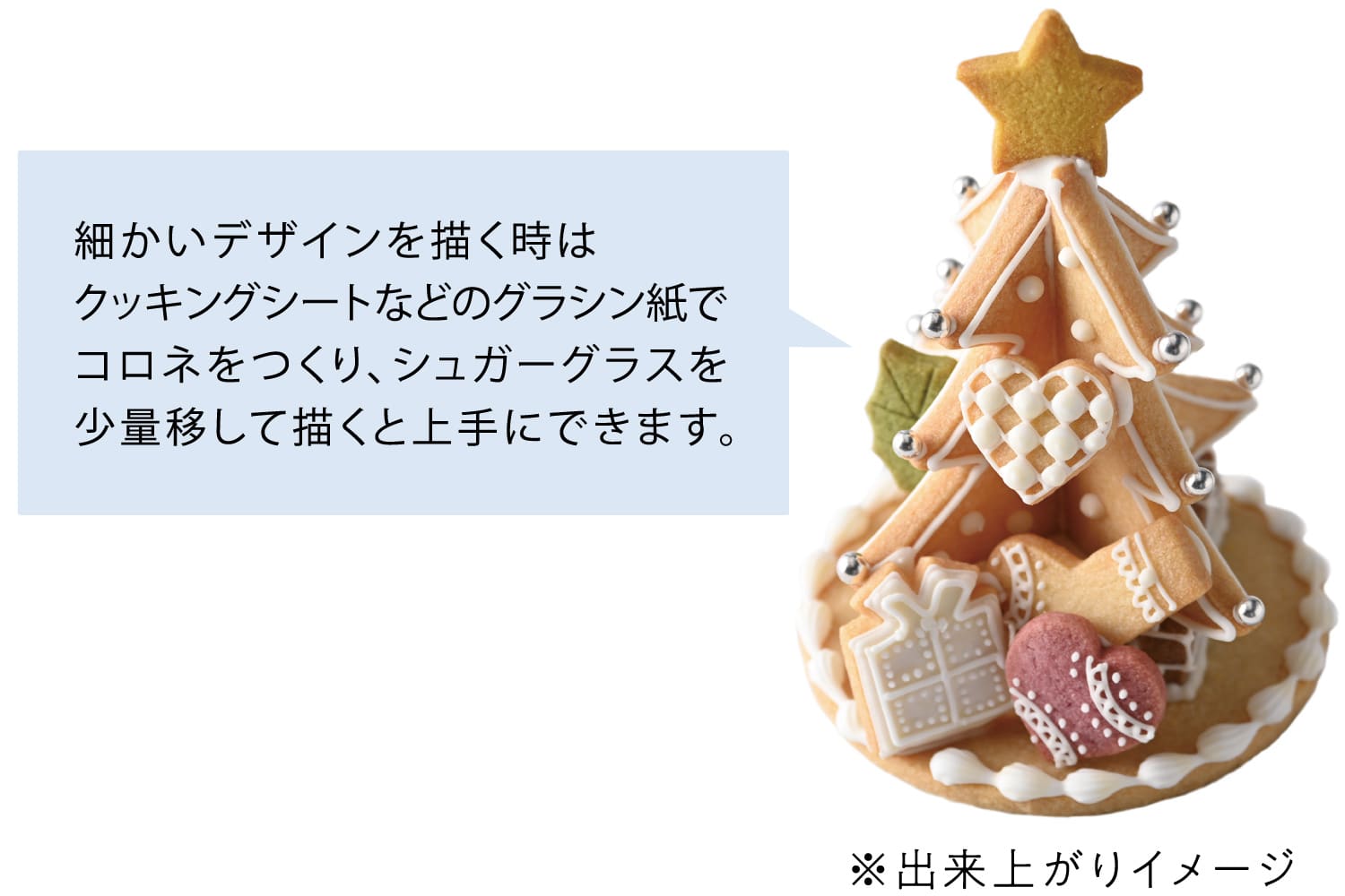 手づくりツリーキットの完成イメージ