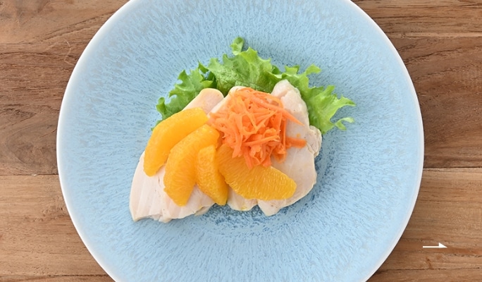サラダチキンとキャロットラぺのスメアブロ