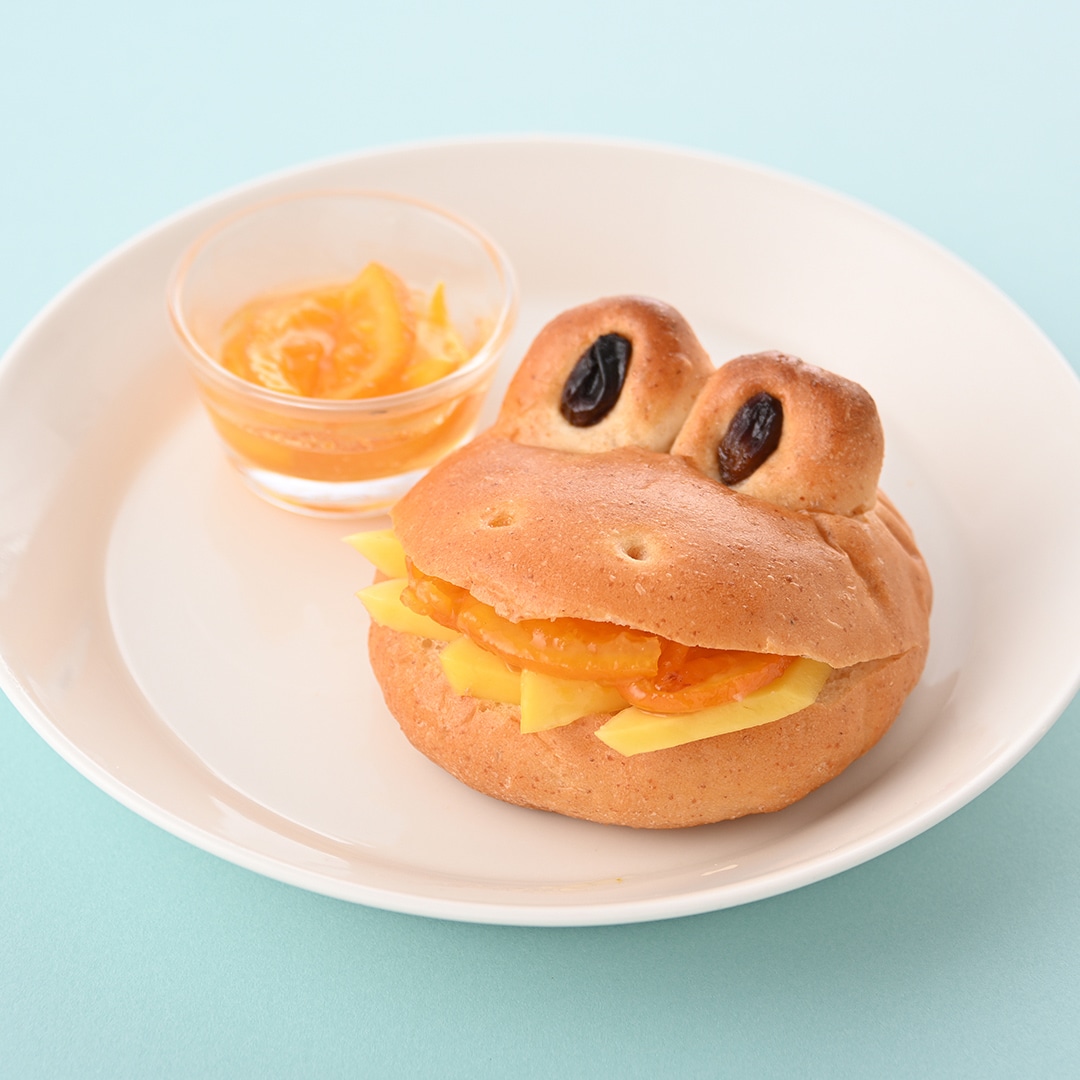 かえるのバーガーバンズの写真