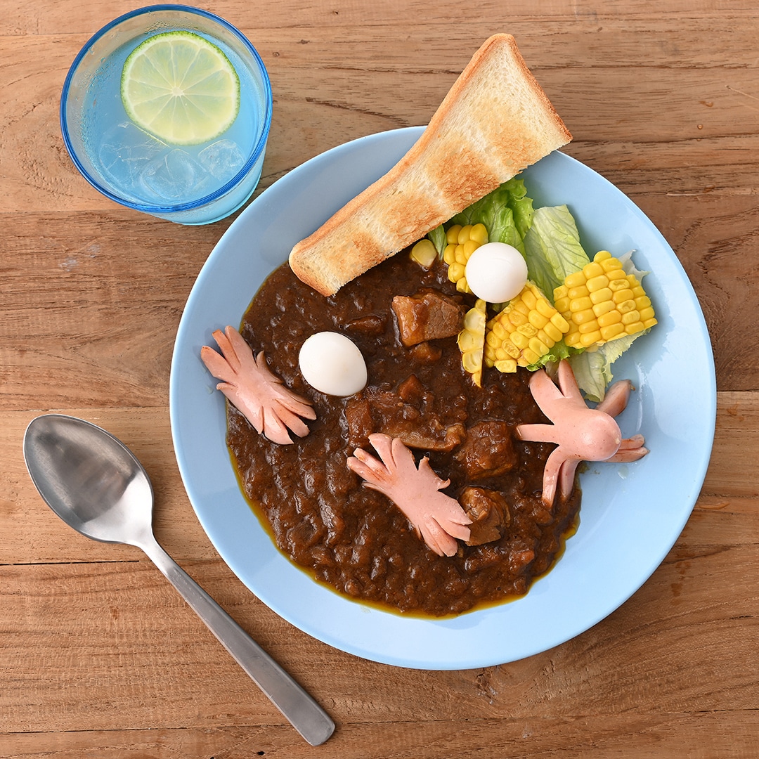 海岸のお子さまカレーの写真
